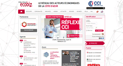 Desktop Screenshot of cote-azur-ecobiz.fr